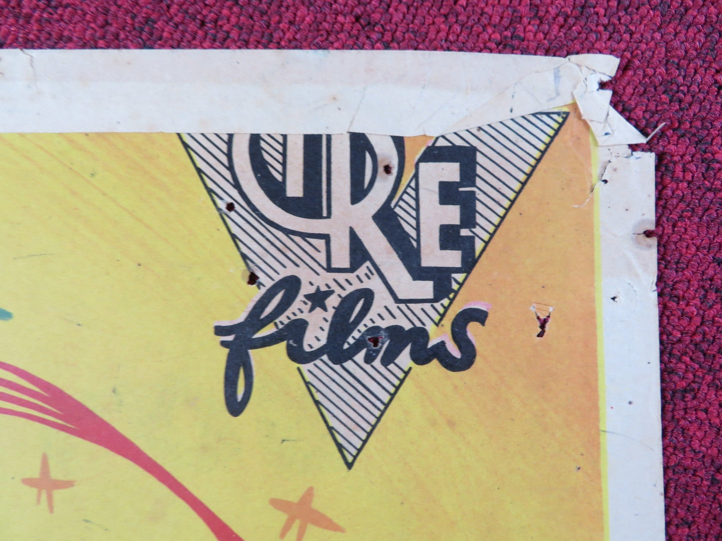 THE THREE FROM THE FILLING STATION SPANISH POSTER GEORGE GUETARY C. CARER 1956 Rendezvous Cinema Movie posters