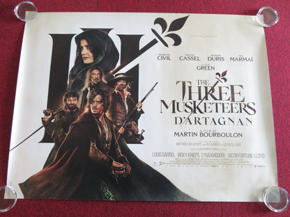 THE THREE MUSKETEERS - D'ARTAGNAN UK QUAD ROLLED POSTER FRANCOIS CIVIL 2023 Rendezvous Cinema Movie posters
