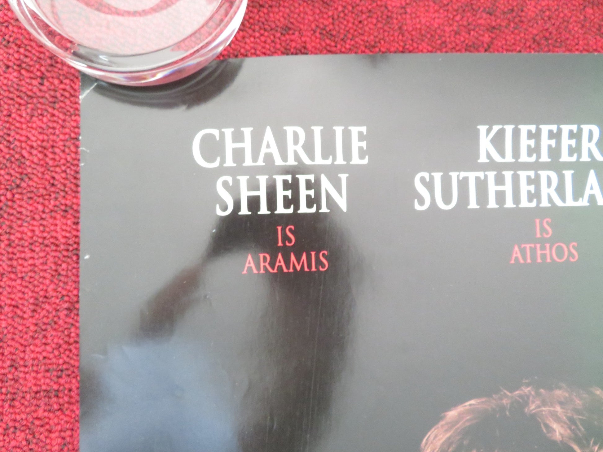 THE THREE MUSKETEERS US ONE SHEET ROLLED POSTER DISNEY CHARLIE SHEEN KIEFER 1993 Movie posters