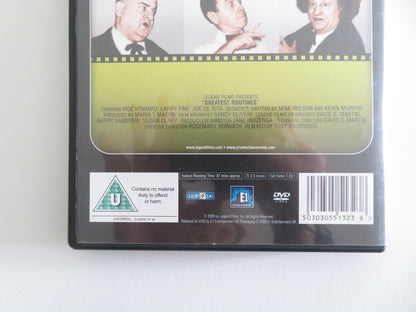THE THREE STOOGES - GREATEST ROUTINES (DVD) MOE HOWARD LARRY FINE 2009 REGION 2 Movie posters