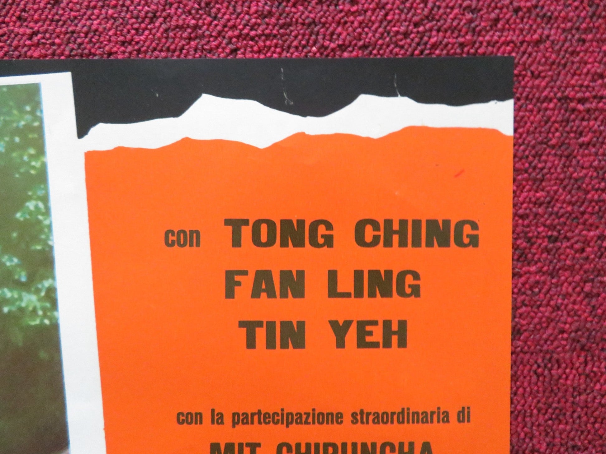 THE TIGER AND THE DRAGON - B ITALIAN FOTOBUSTA POSTER CHING TANG FAN 1971 Rendezvous Cinema Movie posters