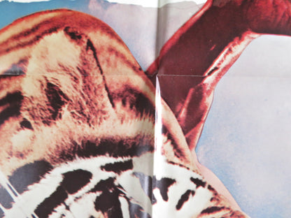 THE TIGERS CLAW FOLDED US ONE SHEET POSTER JIRO YABUKI MASASHI ISHIBASHI 1976 Rendezvous Cinema Movie posters