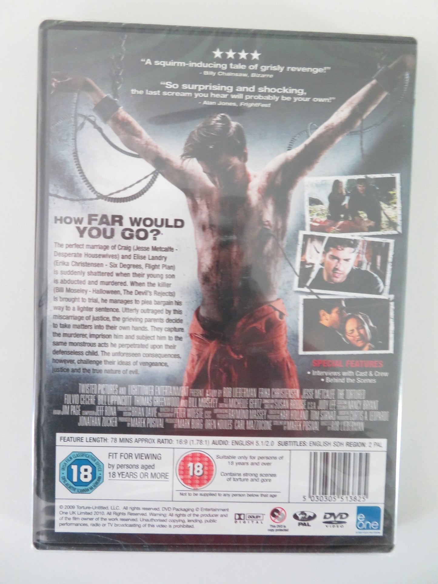 THE TORTURED (DVD) ERIKA CHRISTENSEN JESSE METCALFE 2010 REGION 2 Movie posters