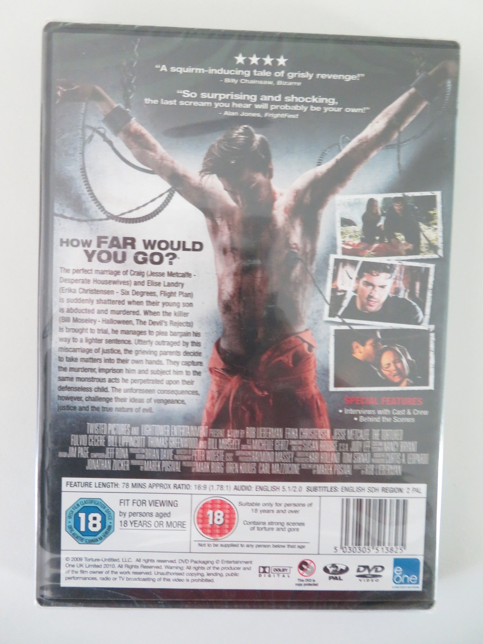 THE TORTURED (DVD) ERIKA CHRISTENSEN JESSE METCALFE 2010 REGION 2 Movie posters