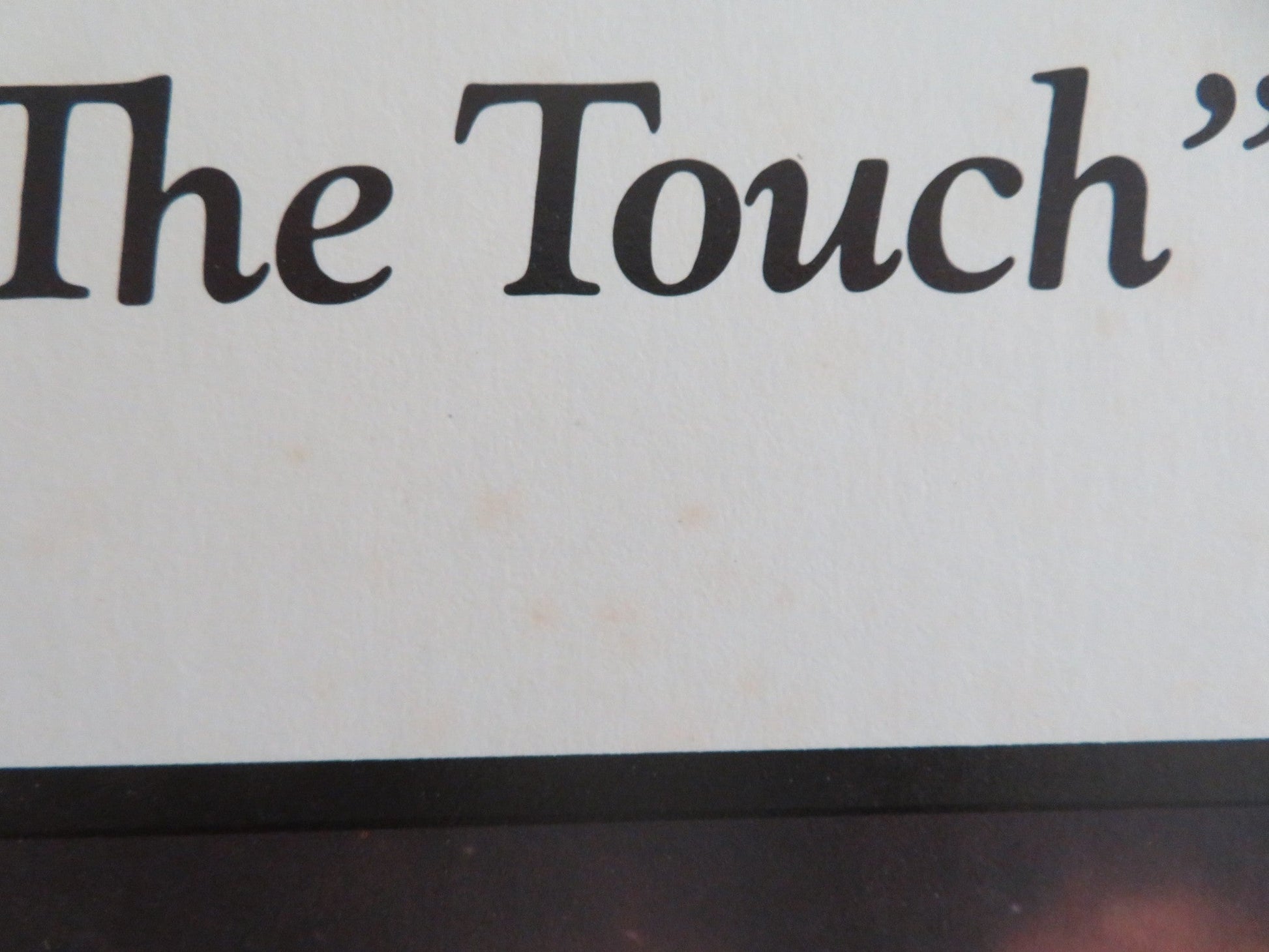 The Touch US Insert Poster Elliott Gould Bibi Andersson Max Von Sydow 1971 Movie posters