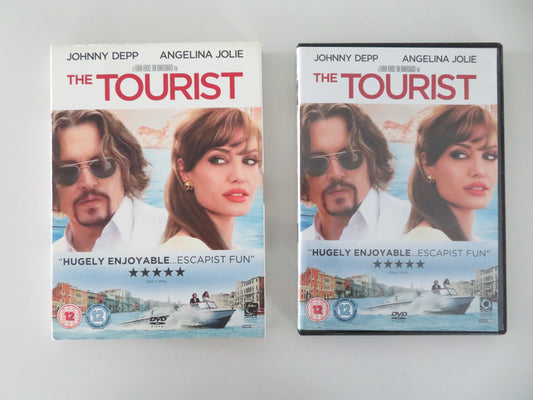 The Tourist (DVD) Johnny Depp Angelina Jolie 2010 Region 2 Movie posters