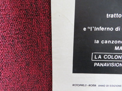 THE TOWERING INFERNO ITALIAN LOCANDINA POSTER STEVE MCQUEEN PAUL NEWMAN 1981 Rendezvous Cinema Movie posters