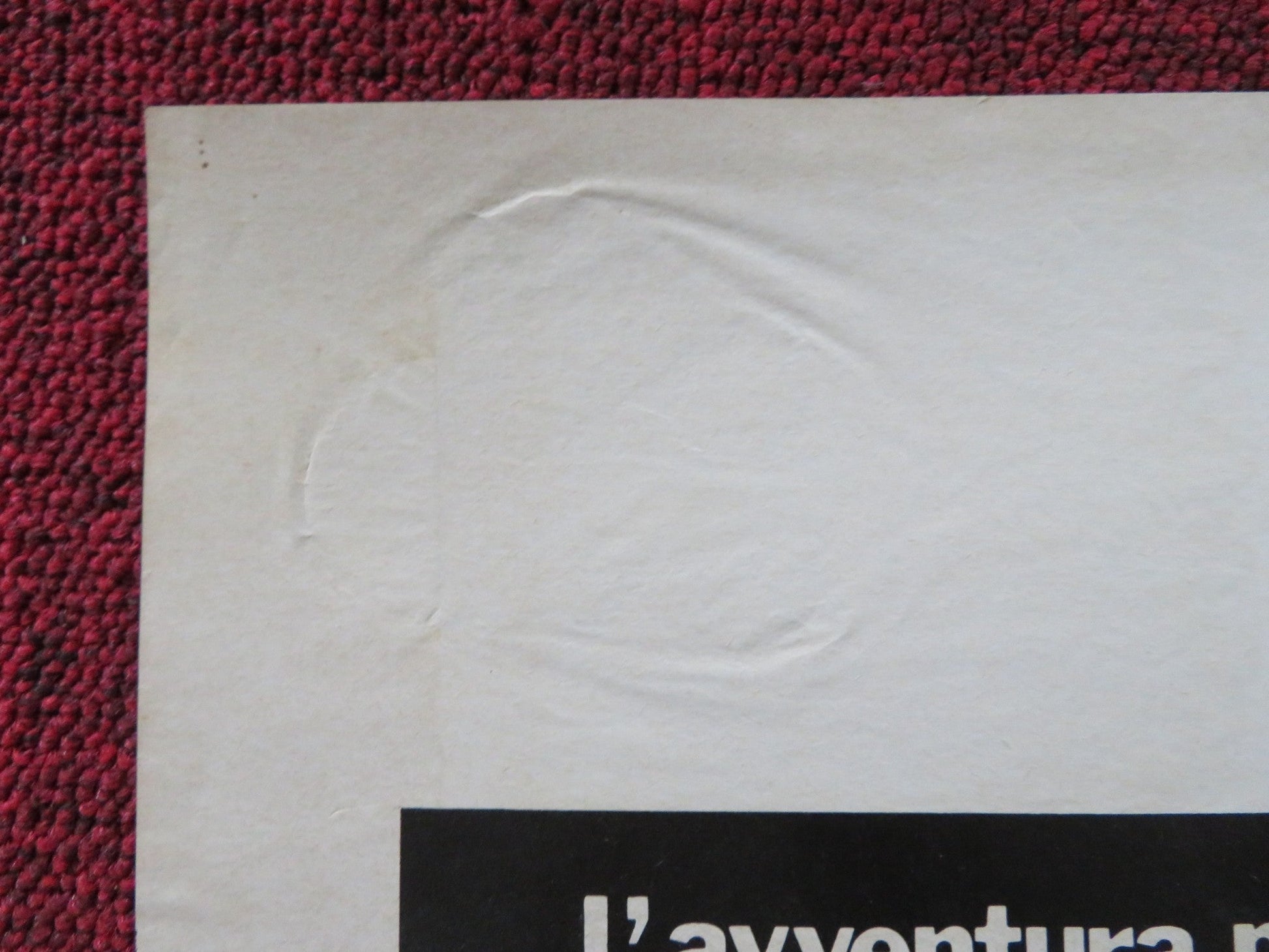 THE TOWERING INFERNO ITALIAN LOCANDINA POSTER STEVE MCQUEEN PAUL NEWMAN 1981 Rendezvous Cinema Movie posters