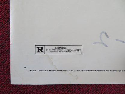 THE TRAVELING EXECUTIONER FOLDED US ONE SHEET POSTER STACY KEACH HILL 1970 Rendezvous Cinema Movie posters