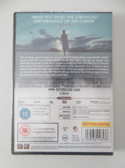The Tree of Life (DVD) Brad Pitt Sean Penn Jessica Chastain 2011 Region 2 Movie posters