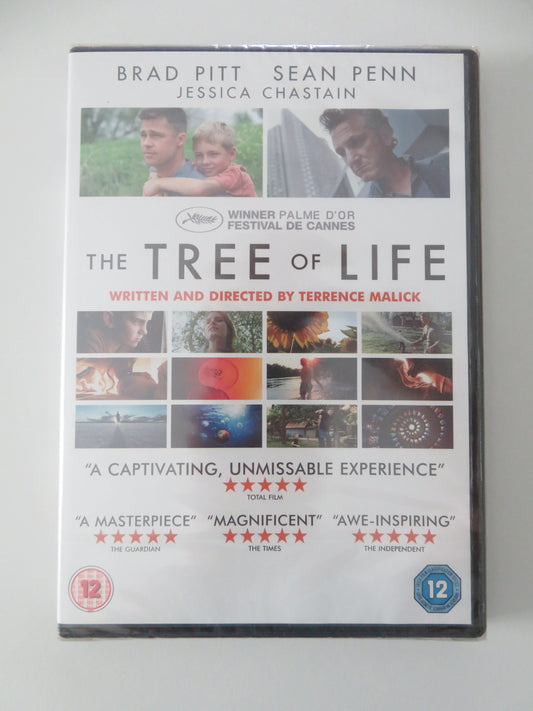 The Tree of Life (DVD) Brad Pitt Sean Penn Jessica Chastain 2011 Region 2 Movie posters