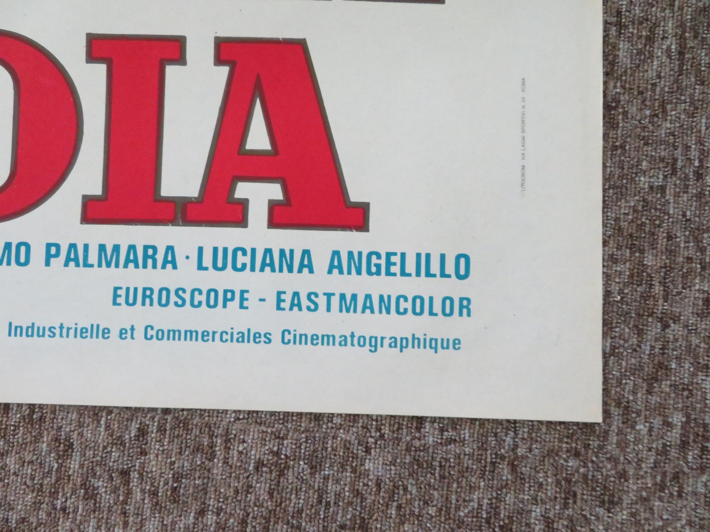 THE TROJAN HORSE ITALIAN 2 FOGLIO POSTER STEVE REEVES YULETTE MAYNIEL 1961 Rendezvous Cinema Movie posters