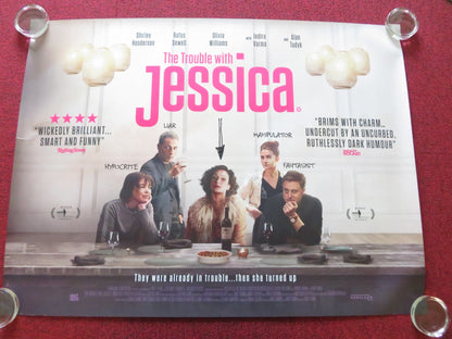 THE TROUBLE WITH JESSICA UK QUAD ROLLED POSTER RUFUS SEWELL S. HENDERSON 2023 Rendezvous Cinema Movie posters