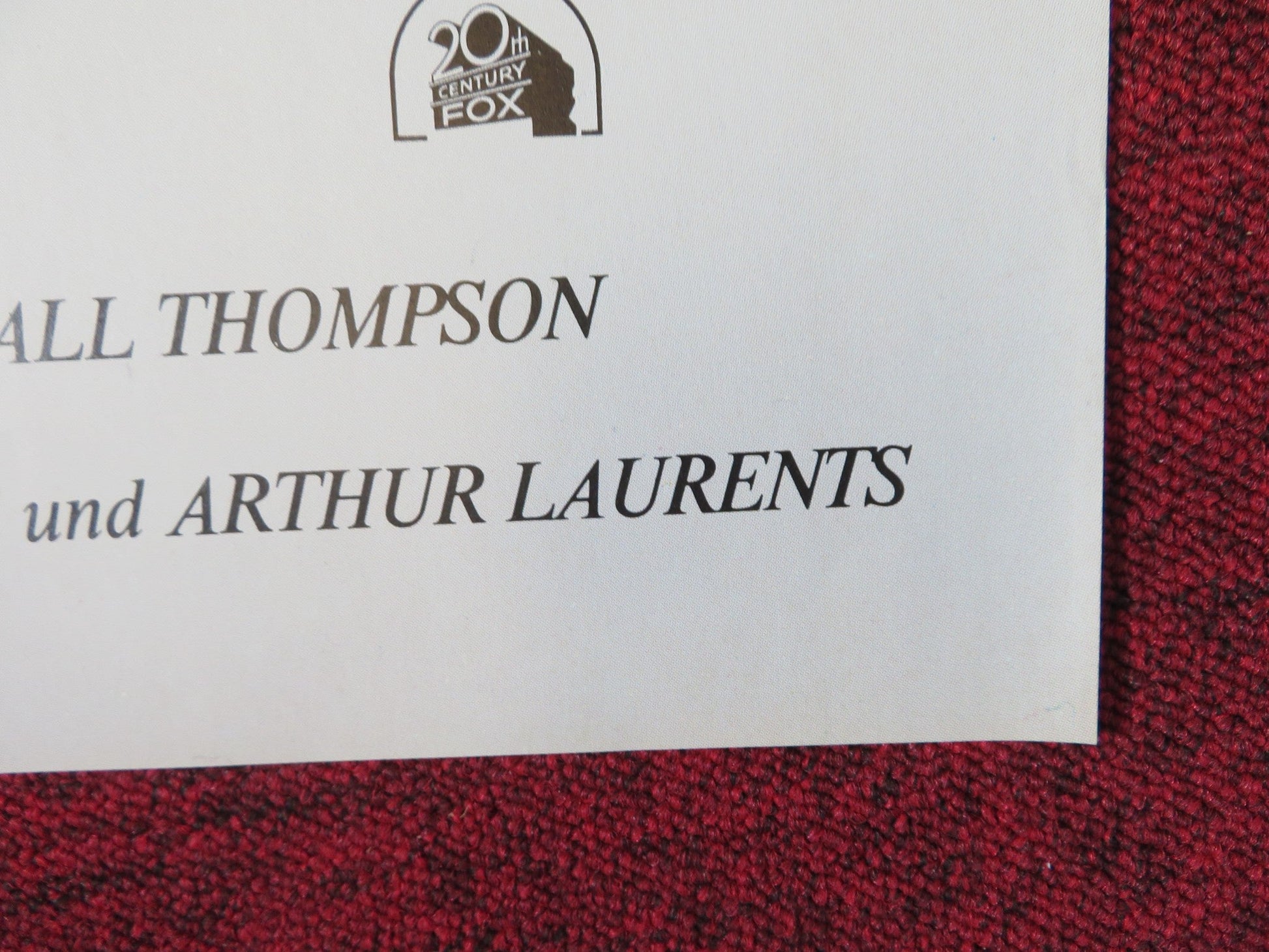 THE TURNING POINT GERMAN A1 POSTER FOLDED ANNE BANCROFT SHIRLEY MACLAINE 1978 Rendezvous Cinema Movie posters