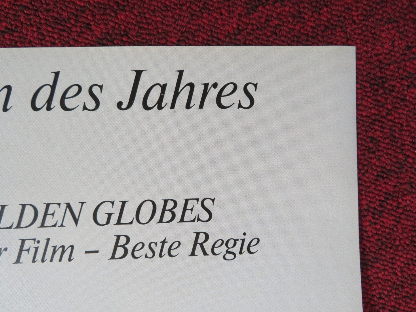 THE TURNING POINT GERMAN A1 POSTER FOLDED ANNE BANCROFT SHIRLEY MACLAINE 1978 Rendezvous Cinema Movie posters