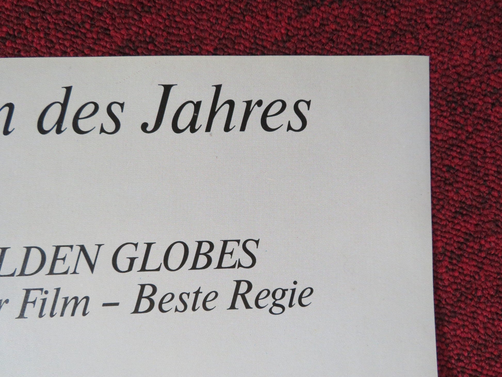 THE TURNING POINT GERMAN A1 POSTER FOLDED ANNE BANCROFT SHIRLEY MACLAINE 1978 Rendezvous Cinema Movie posters