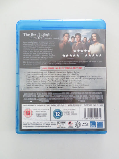 THE TWILIGHT SAGA: ECLIPSE (BLU - RAY) KRISTEN STEWART R. PATTINSON 2010 REGION B Movie posters