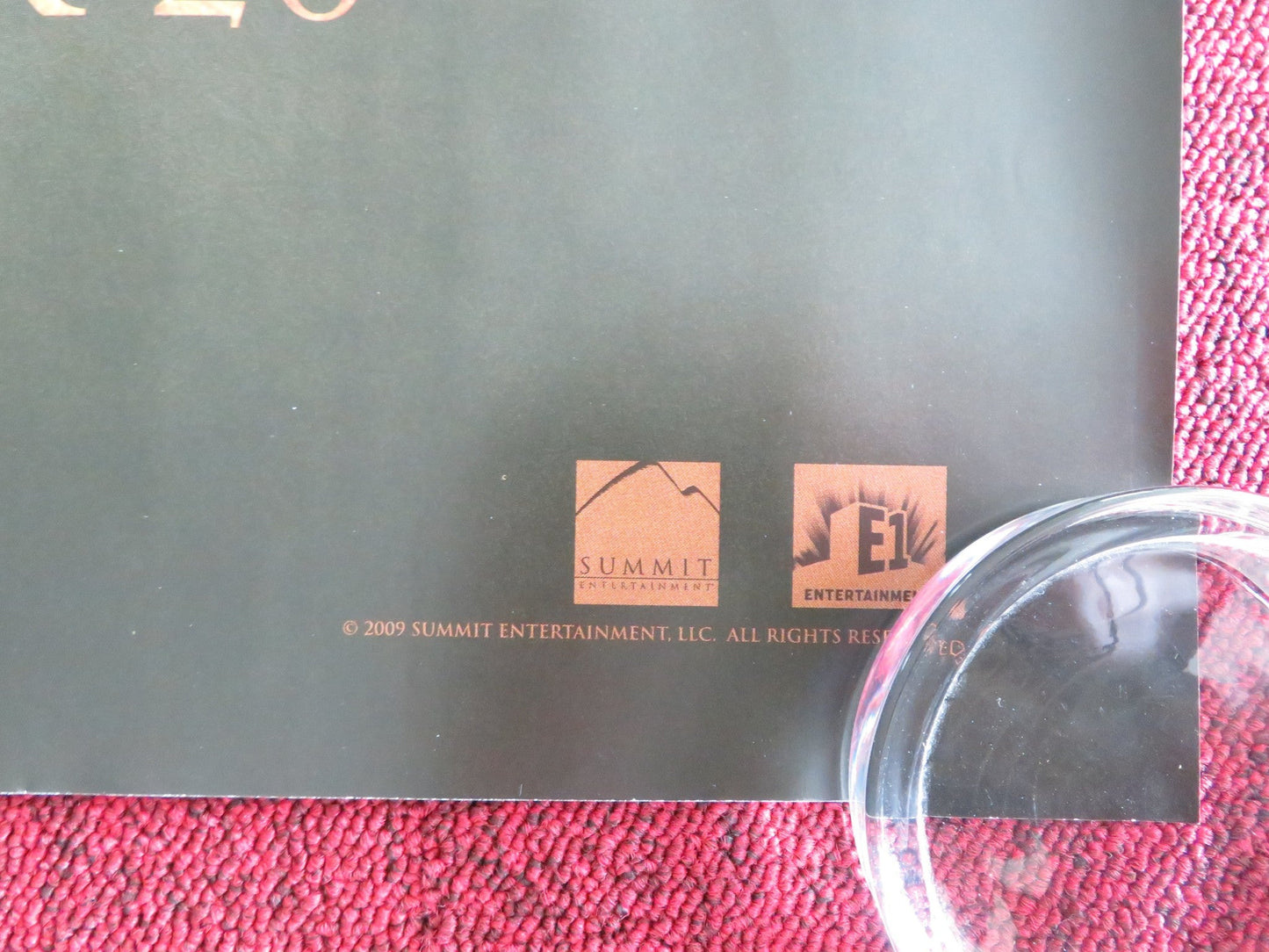 THE TWILIGHT SAGA: NEW MOON - C UK QUAD ROLLED POSTER ROBERT PATTINSON 2009 Rendezvous Cinema Movie posters