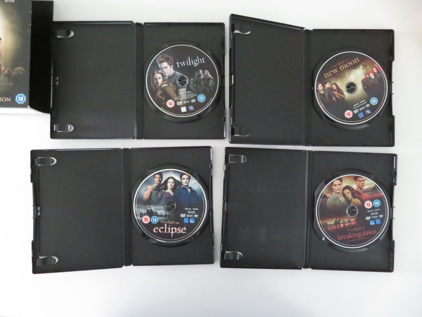 The Twilight Saga - The Story So Far (DVD BoxSet) Kristen Stewart 2008 Region 2 Movie posters