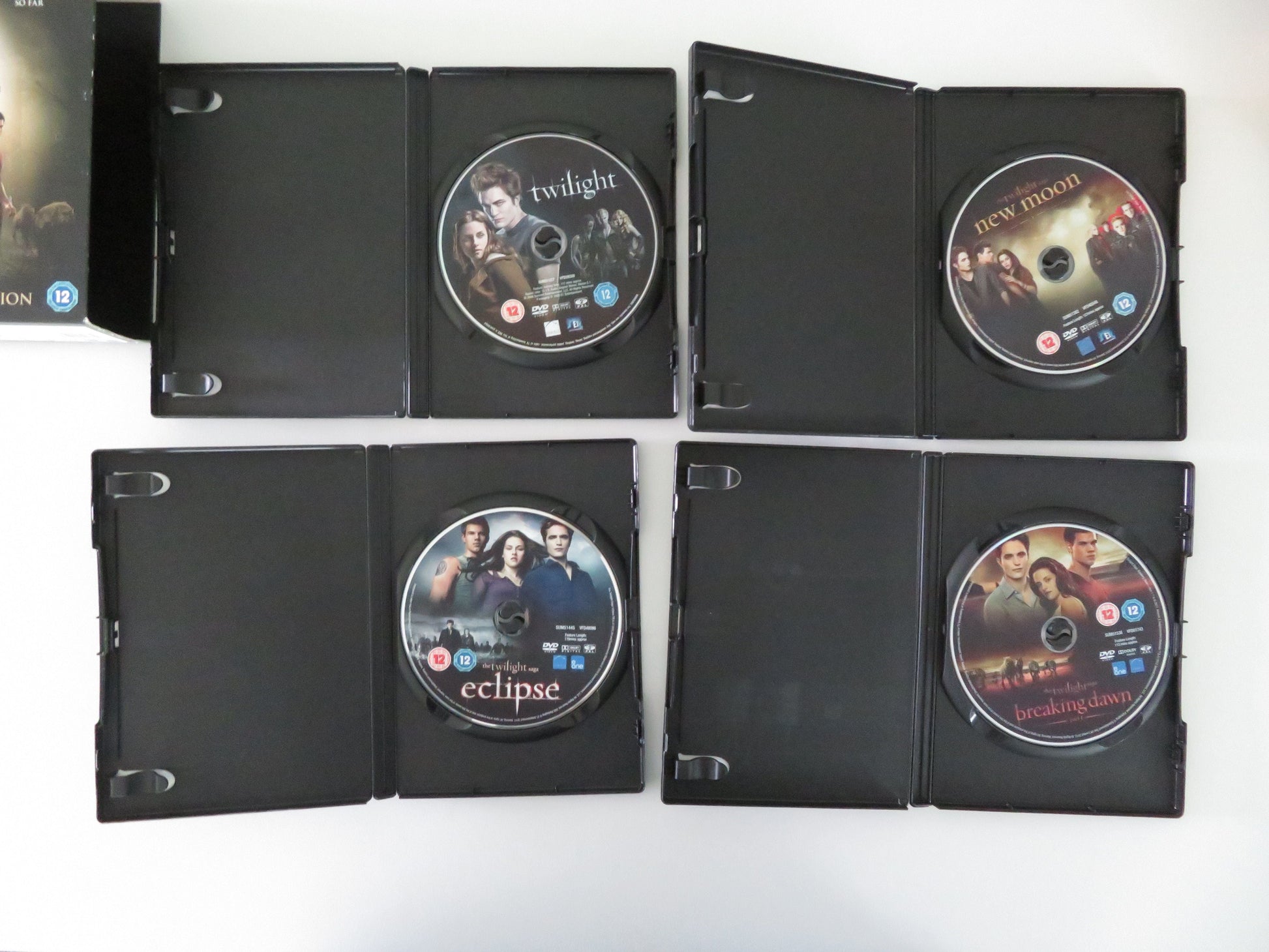 The Twilight Saga - The Story So Far (DVD BoxSet) Kristen Stewart 2008 Region 2 Movie posters