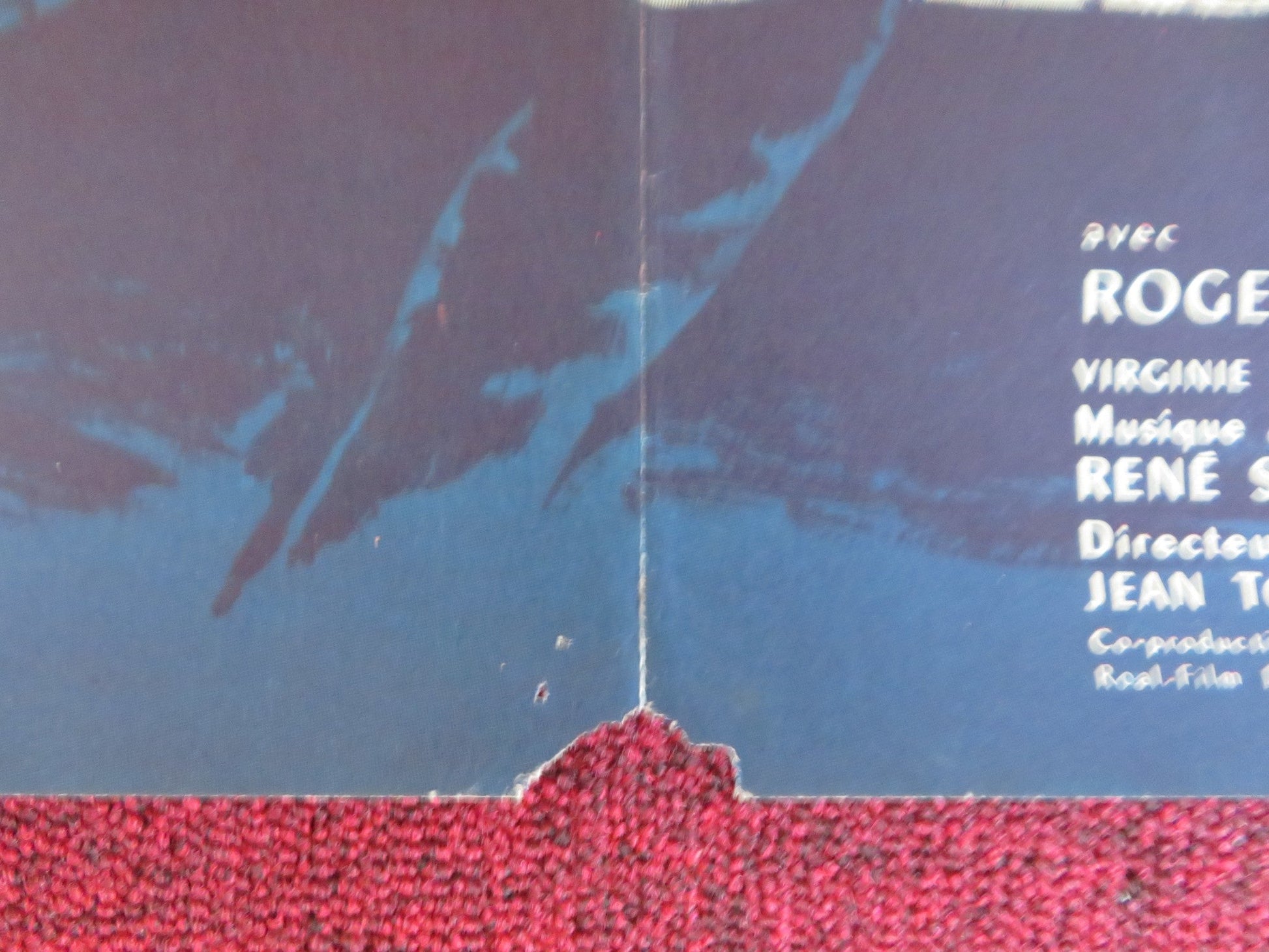 THE TWO ORPHANS FRENCH POSTER ROLLED MIKE MARSHALL VALERIA CIANGOTTINI 1965 Rendezvous Cinema Movie posters