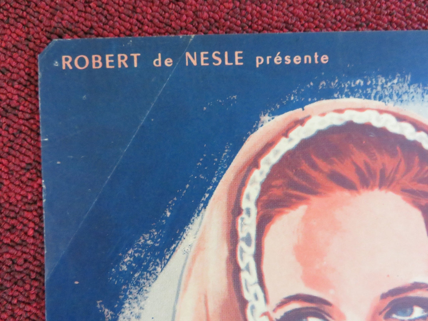 THE TWO ORPHANS FRENCH POSTER ROLLED MIKE MARSHALL VALERIA CIANGOTTINI 1965 Rendezvous Cinema Movie posters