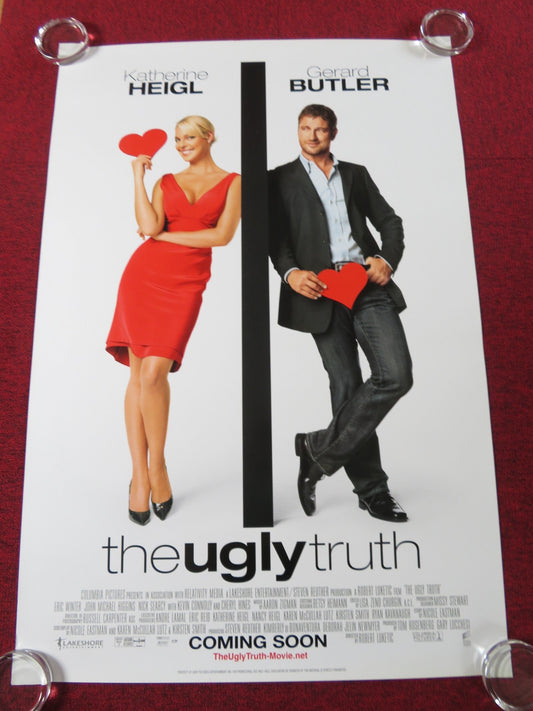 THE UGLY TRUTH US ONE SHEET ROLLED POSTER KATHERINE HEIGL GERARD BUTLER 2009 Rendezvous Cinema Movie posters