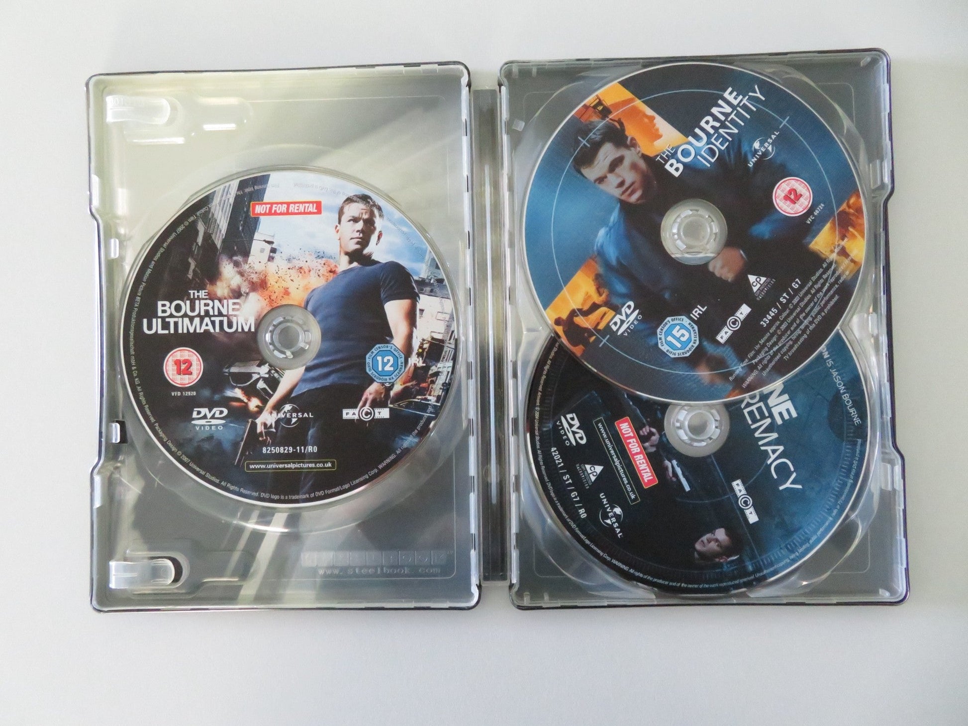 The Ultimate Bourne Collection (DVD BoxSet) Matt Damon 2002 Region 2 Movie posters