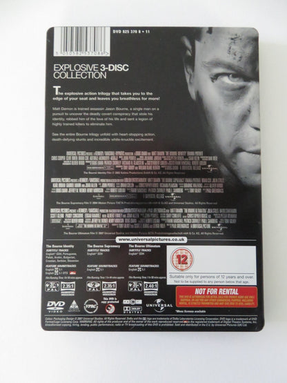 The Ultimate Bourne Collection (DVD BoxSet) Matt Damon 2002 Region 2 Movie posters