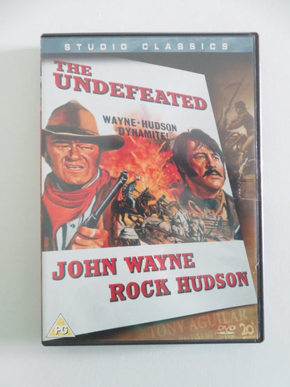 THE UNDEFEATED (DVD) JOHN WAYNE ROCK HUDSON 1969 REGION 2 Movie posters