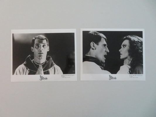 THE UNHOLY - A MOVIE STILL PHOTO LOT OF 2 BEN CROSS NICOLE FORTIER 1988 Movie posters