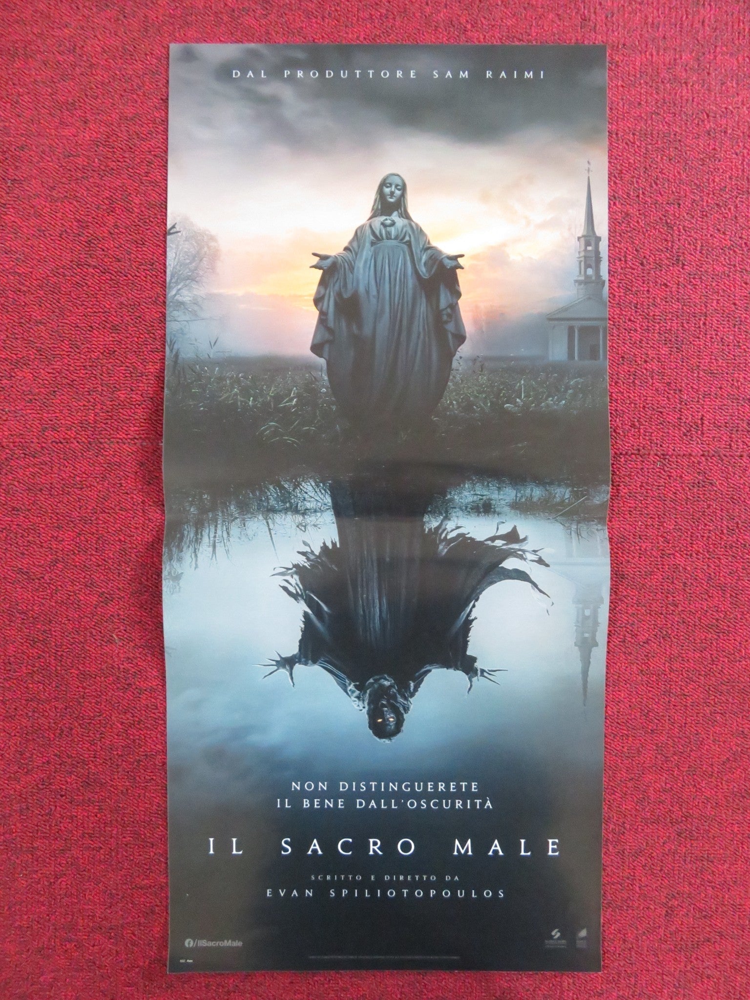 THE UNHOLY ITALIAN LOCANDINA POSTER JEFFREY DEAN MORGAN CRICKET BROWN 2021 Rendezvous Cinema Movie posters