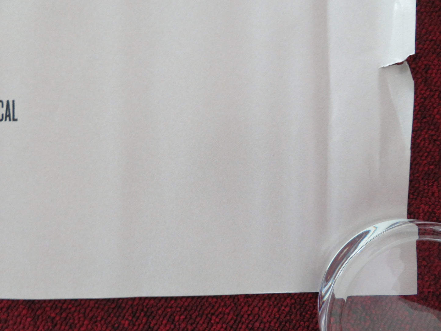 THE UNINVITED UK QUAD ROLLED POSTER RUFUS SEWELL PEDRO PASCAL 2024 Movie posters