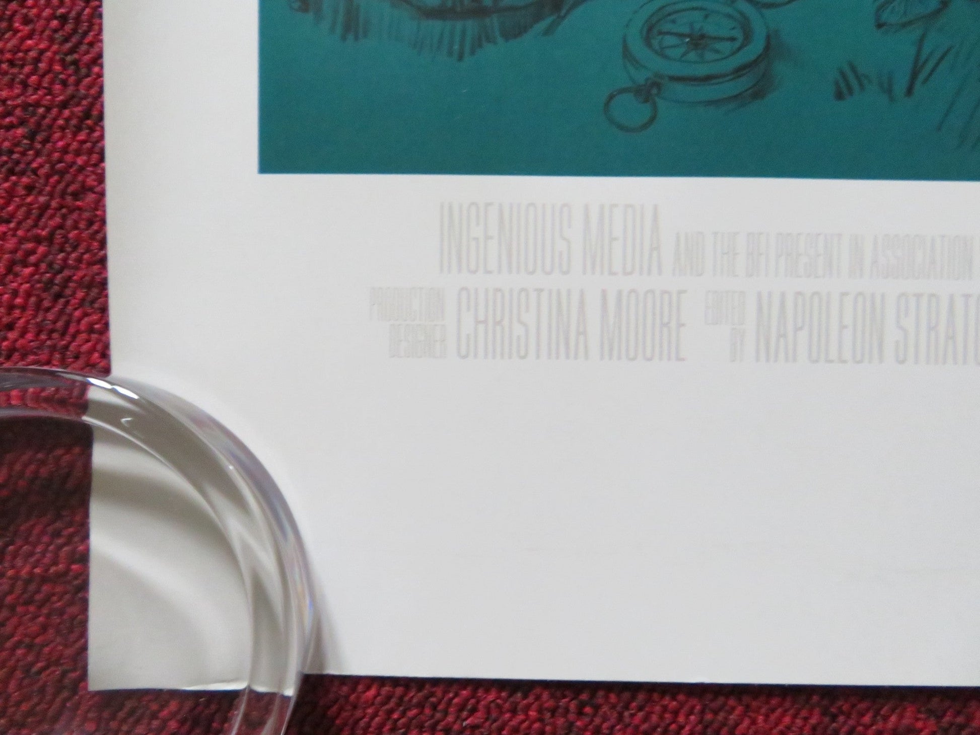 THE UNLIKELY PILGRIMAGE OF HAROLD FRY UK QUAD ROLLED POSTER JIM BROADBENT 2023 Rendezvous Cinema Movie posters