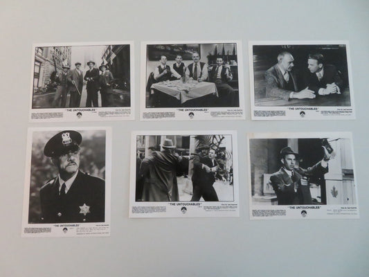THE UNTOUCHABLES MOVIE STILL PHOTO LOT OF 6 SEAN CONNERY KEVIN COSTNER 1987 Movie posters