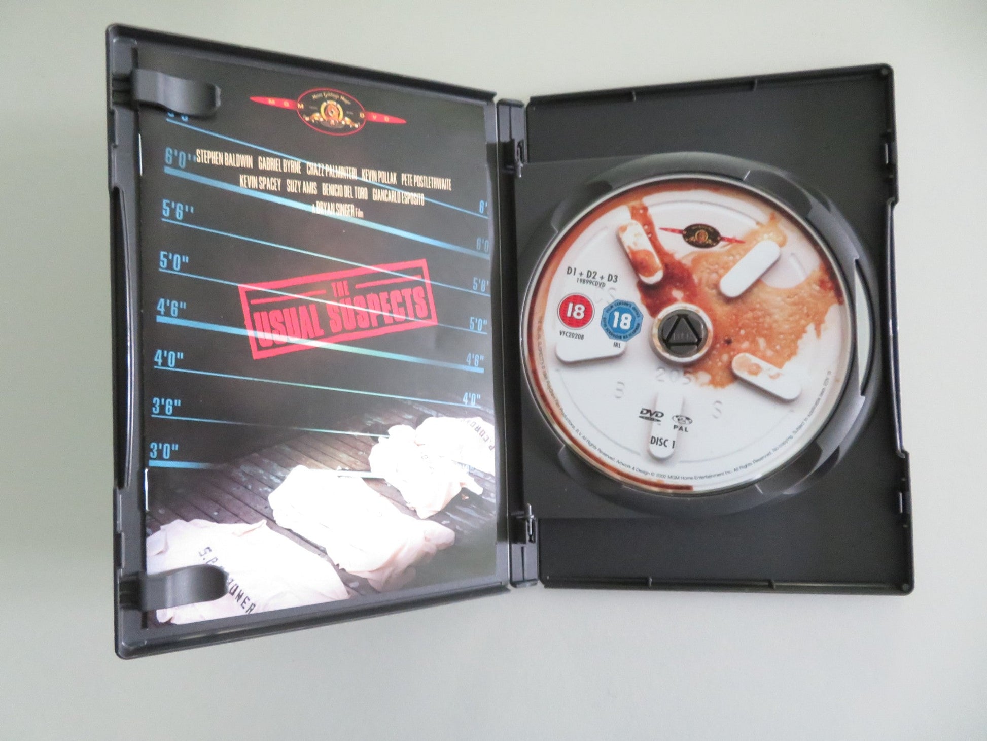 THE USUAL SUSPECTS - SPECIAL EDITION (DVD) KEVIN SPACEY 1995 REGION 2 Movie posters