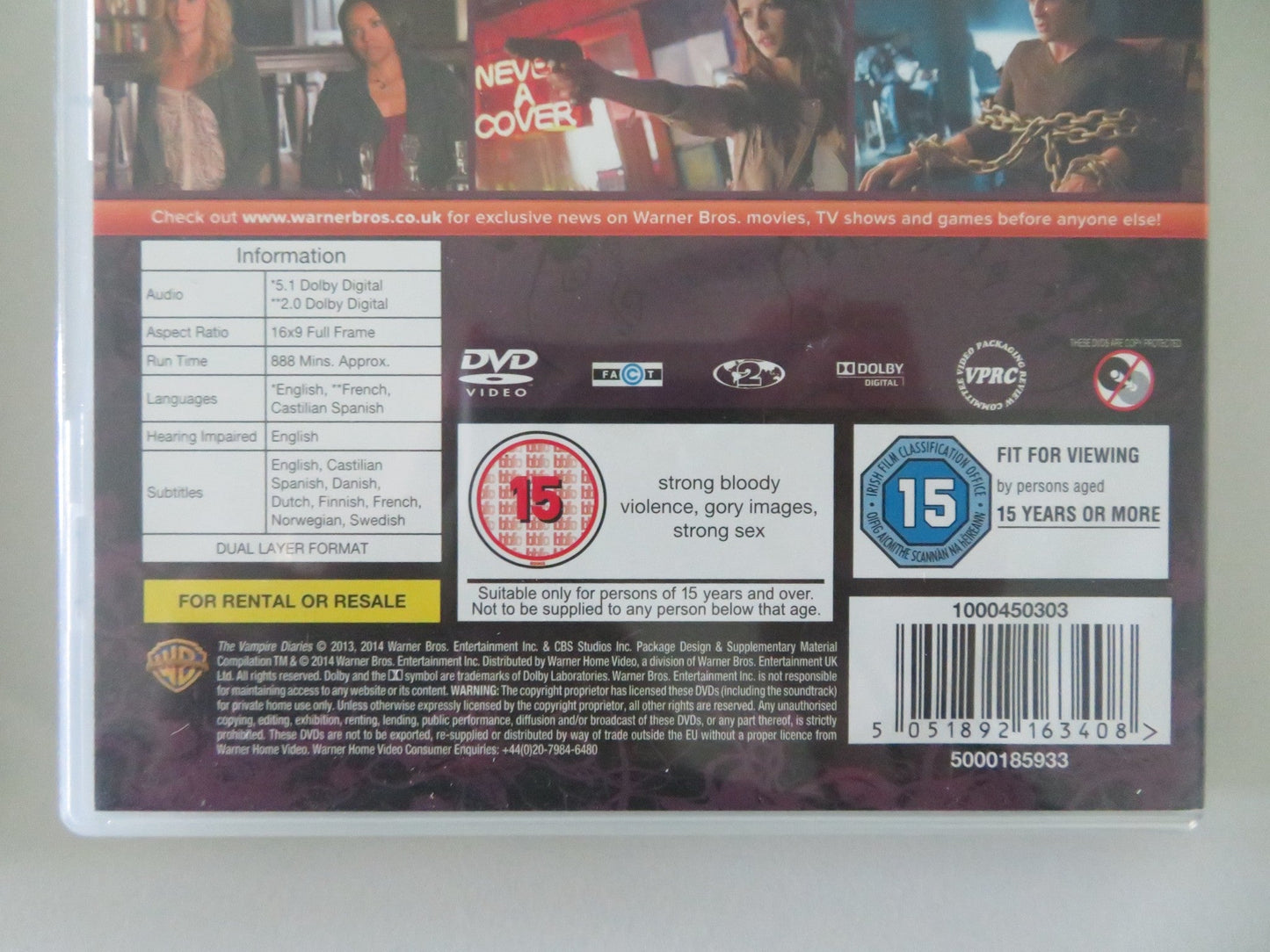 The Vampire Diaries - The Complete Fifth Season (DVD BoxSet) 2013 Region 2 Movie posters