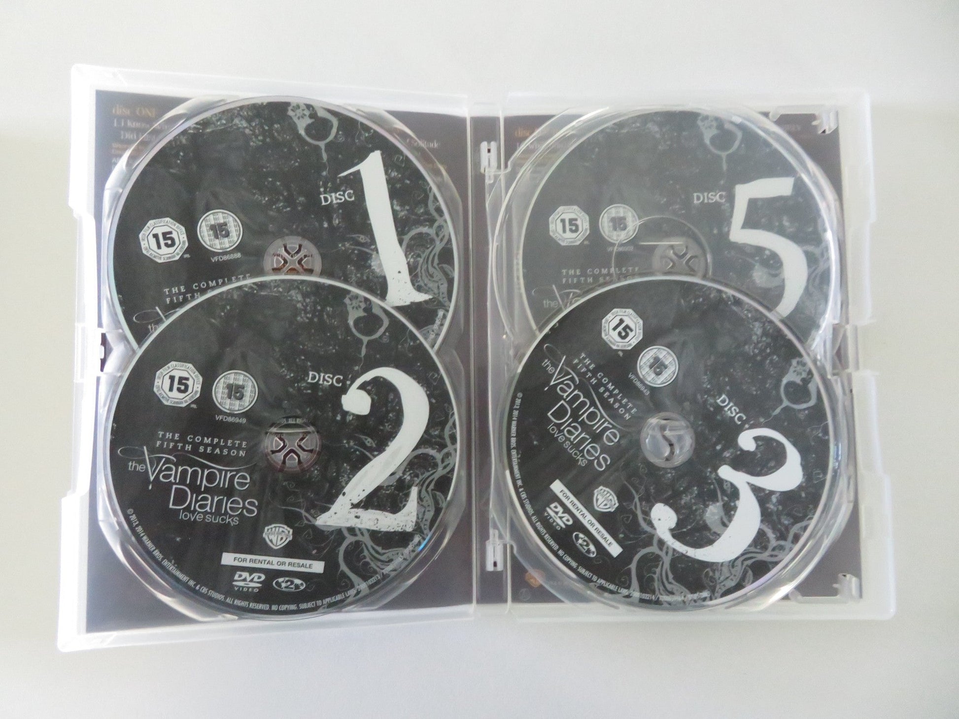 The Vampire Diaries - The Complete Fifth Season (DVD BoxSet) 2013 Region 2 Movie posters