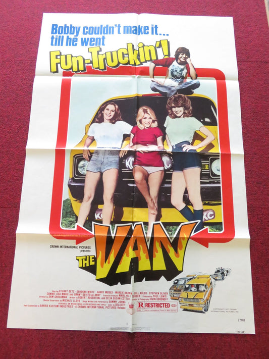 THE VAN FOLDED US ONE SHEET POSTER STUART GOETZ DEBORAH WHITE 1977 Rendezvous Cinema Movie posters