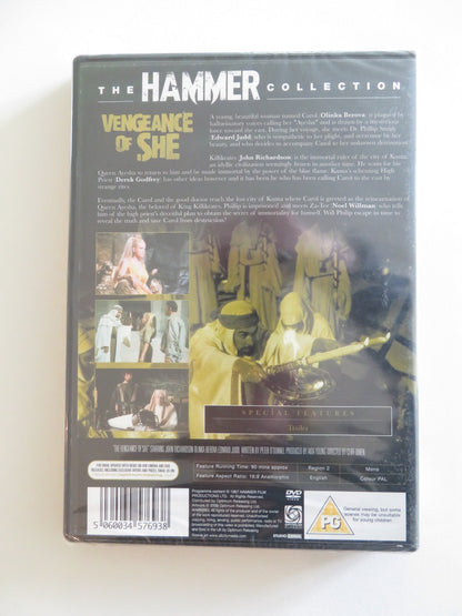 THE VENGEANCE OF SHE (DVD) HAMMER HORROR JOHN RICHARDSON 1968 REGION 2 Rendezvous Cinema Movie posters