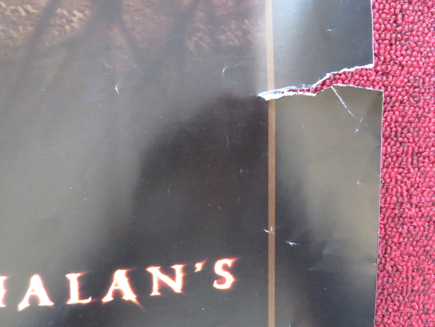 THE VILLAGE UK QUAD ROLLED POSTER JOAQUIN PHOENIX BRYCE DALLAS HOWARD 2004 Rendezvous Cinema Movie posters