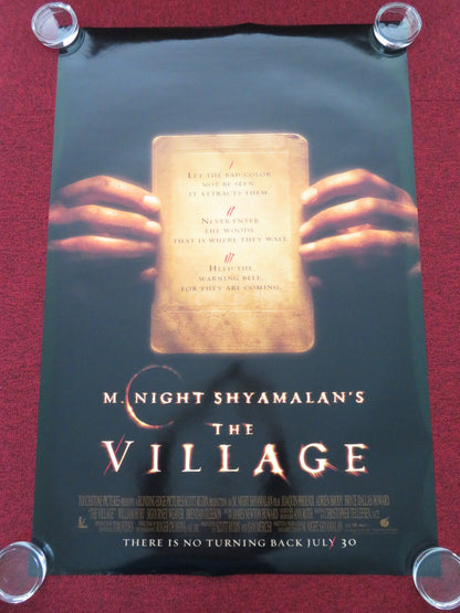 The Village US One Sheet Rolled Poster Joaquin Phoenix Bryce Dallas Howard 2004 Movie posters
