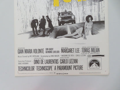 The Violent Four US Insert Poster Gian Maria Volonte Margaret Lee 1968 Movie posters