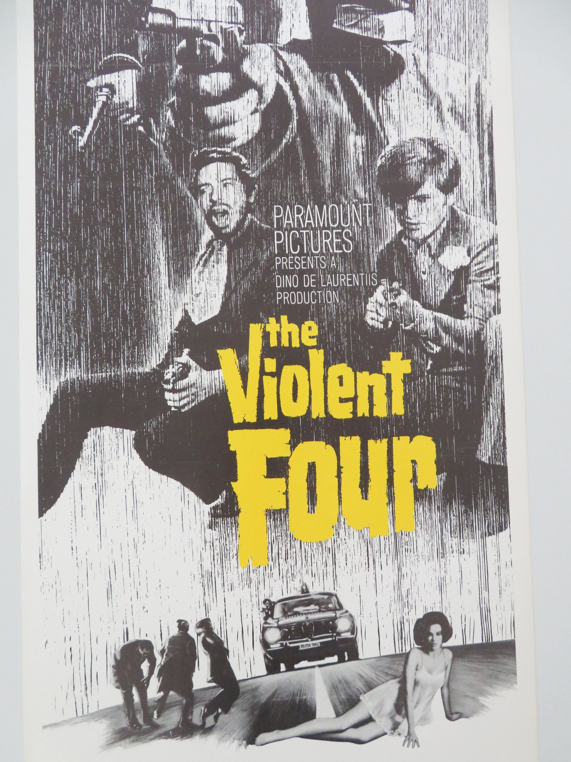 The Violent Four US Insert Poster Gian Maria Volonte Margaret Lee 1968 Movie posters