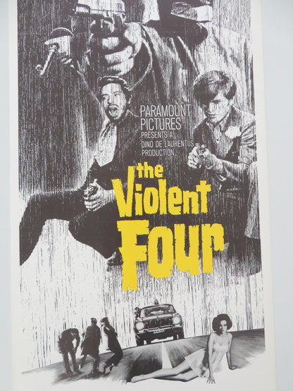 The Violent Four US Insert Poster Gian Maria Volonte Margaret Lee 1968 Movie posters