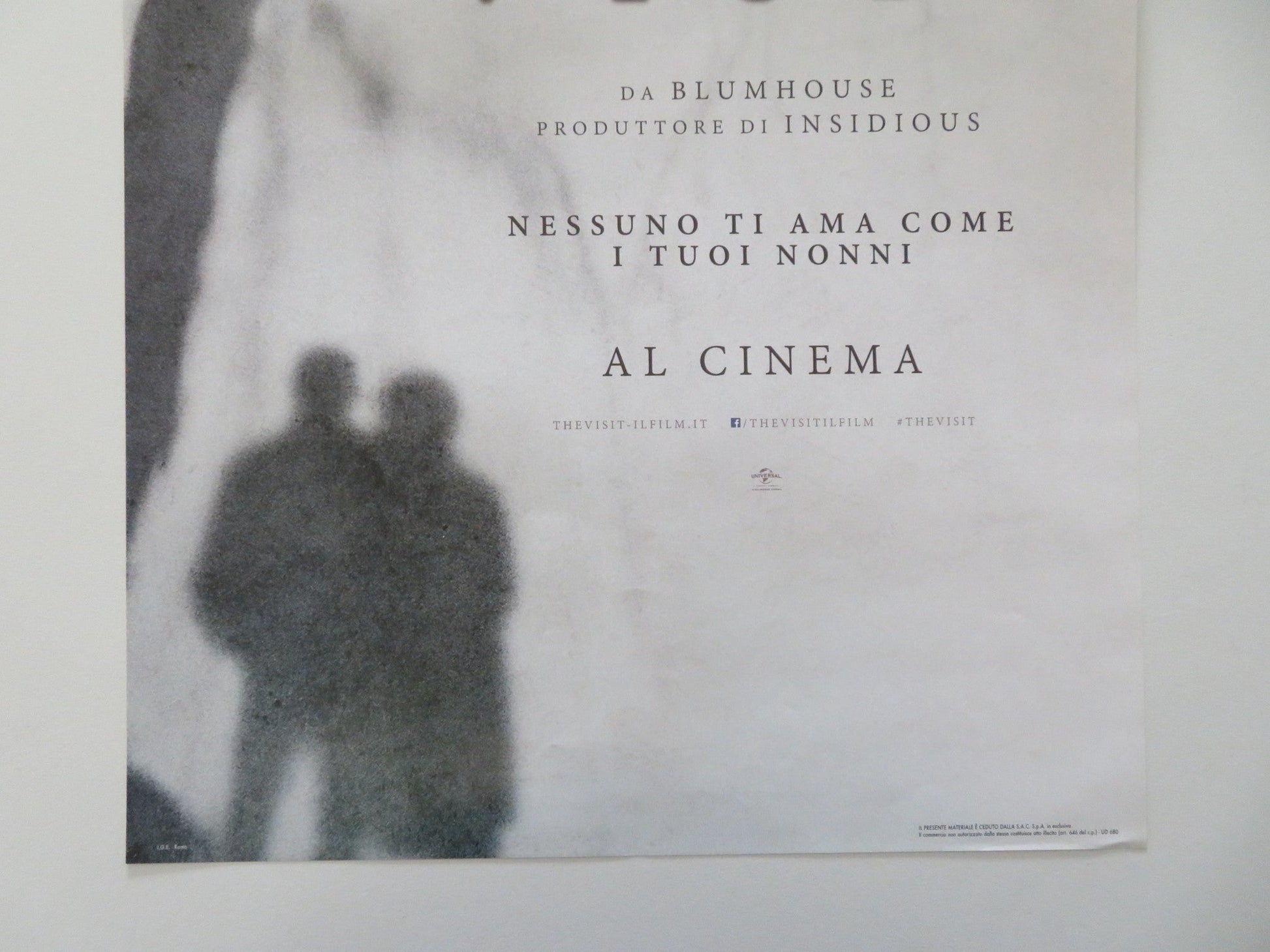 The Visit ITALIAN LOCANDINA POSTER OLIVIA DEJONGE ED OXENBOULD 2015 Movie posters