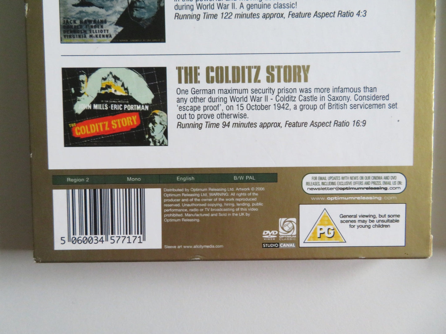 THE WAR COLLECTION VOLUME 1 - 3 DISC (DVD) RICHARD TODD ELLIOT 1955 REGION 2 Movie posters