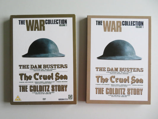 THE WAR COLLECTION VOLUME 1 - 3 DISC (DVD) RICHARD TODD ELLIOT 1955 REGION 2 Movie posters