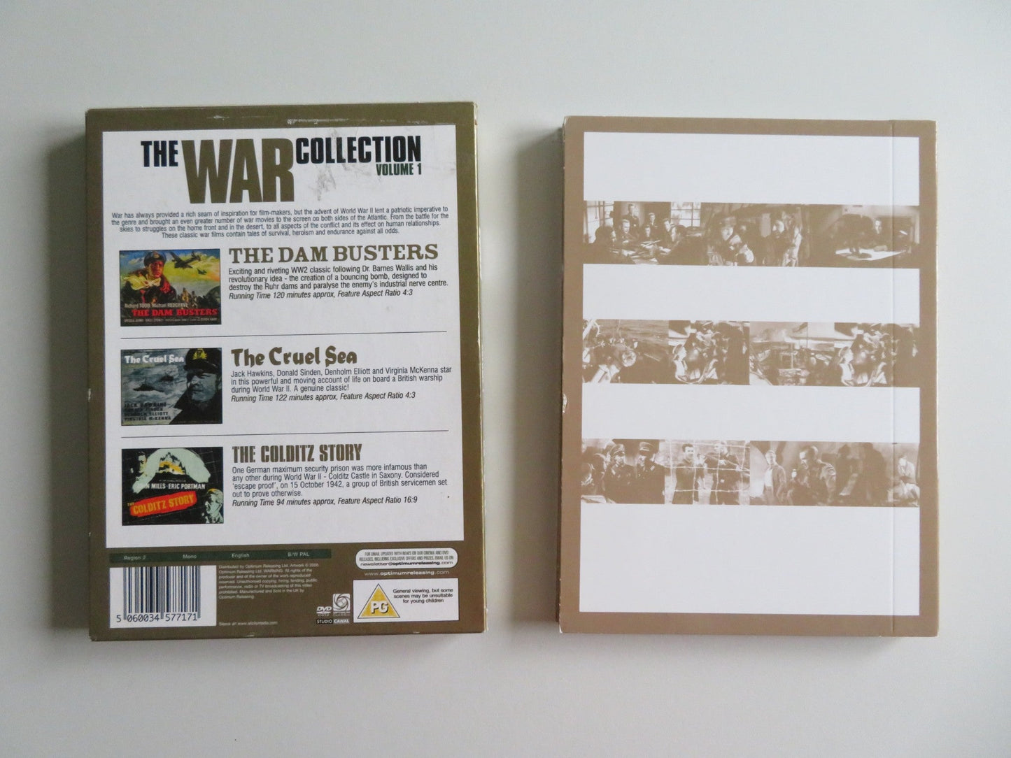 THE WAR COLLECTION VOLUME 1 - 3 DISC (DVD) RICHARD TODD ELLIOT 1955 REGION 2 Movie posters