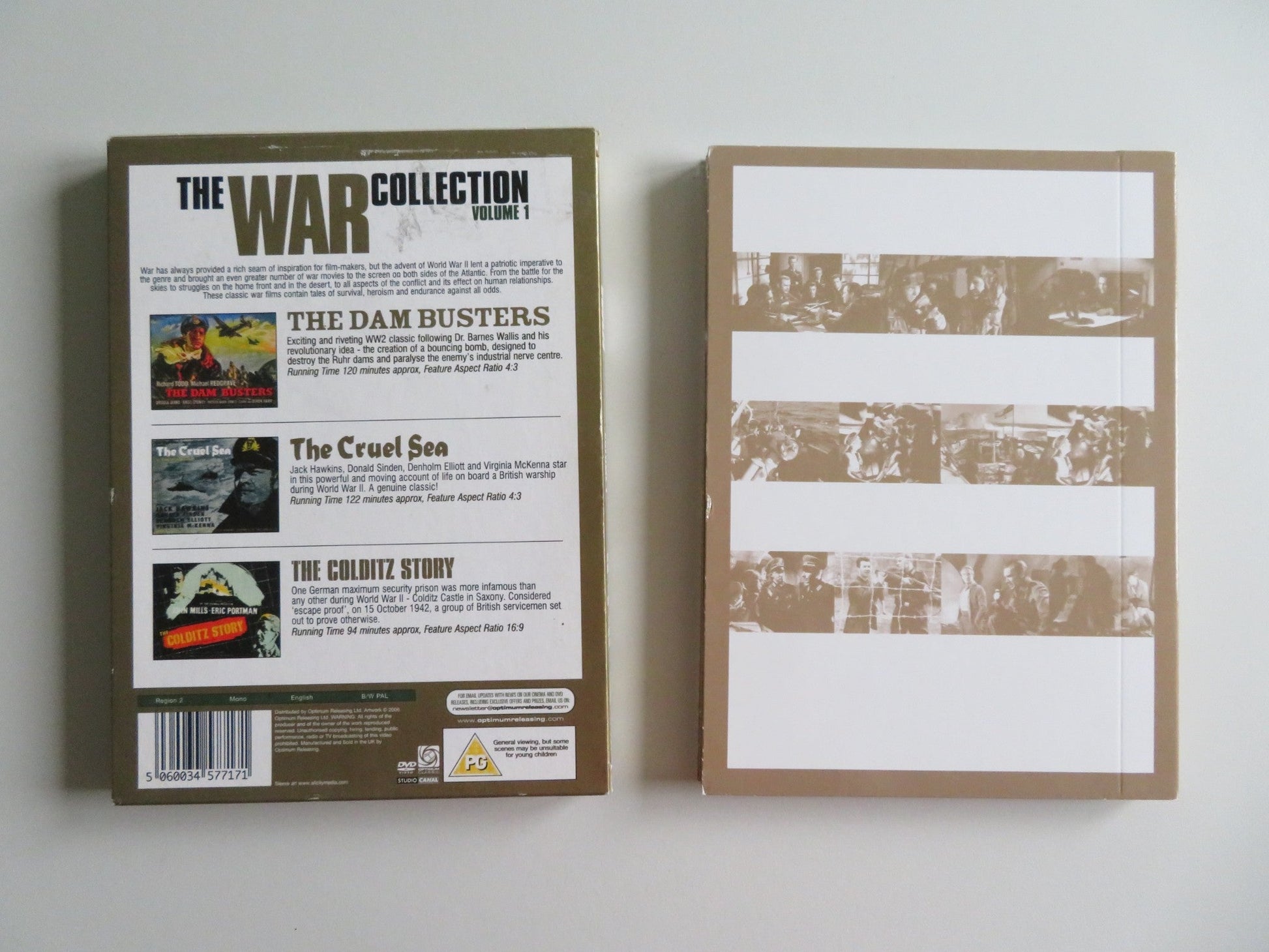 THE WAR COLLECTION VOLUME 1 - 3 DISC (DVD) RICHARD TODD ELLIOT 1955 REGION 2 Movie posters